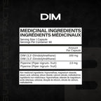 Iron Brothers DIM supplement facts