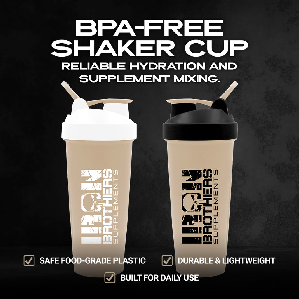 Shaker Cup Iron Brothers Supplements | BPA-Free