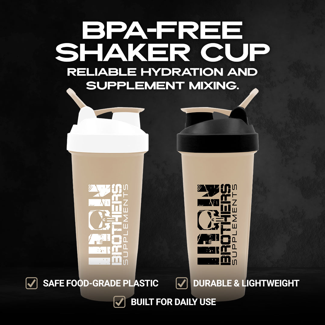 Shaker Cup Iron Brothers Supplements | BPA-Free
