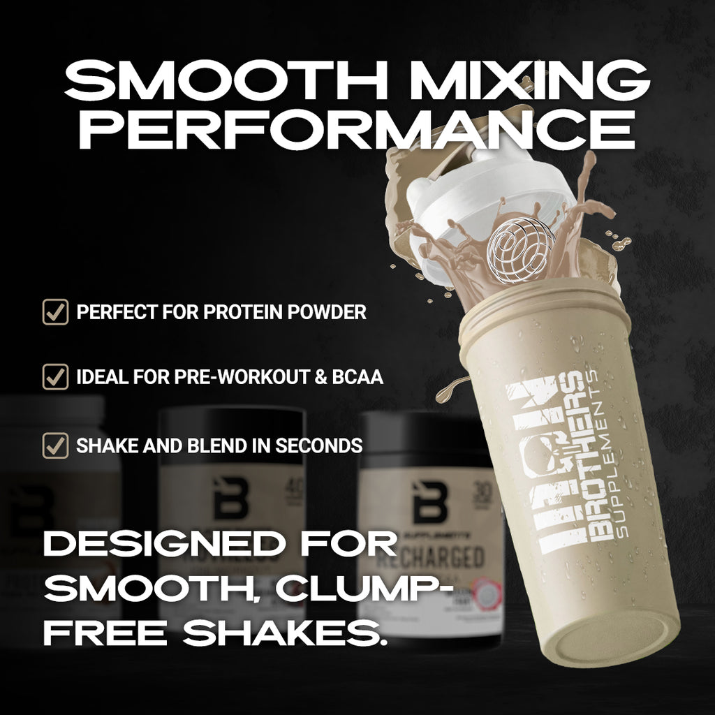 Shaker Cup Iron Brothers Supplements | Smooth Mixing Performance