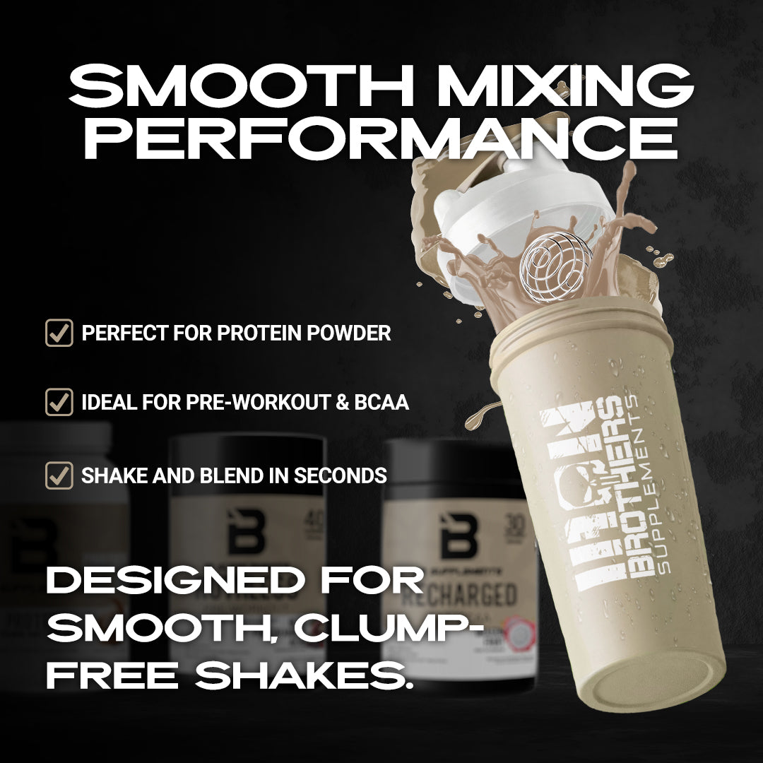 Shaker Cup Iron Brothers Supplements | Smooth Mixing Performance