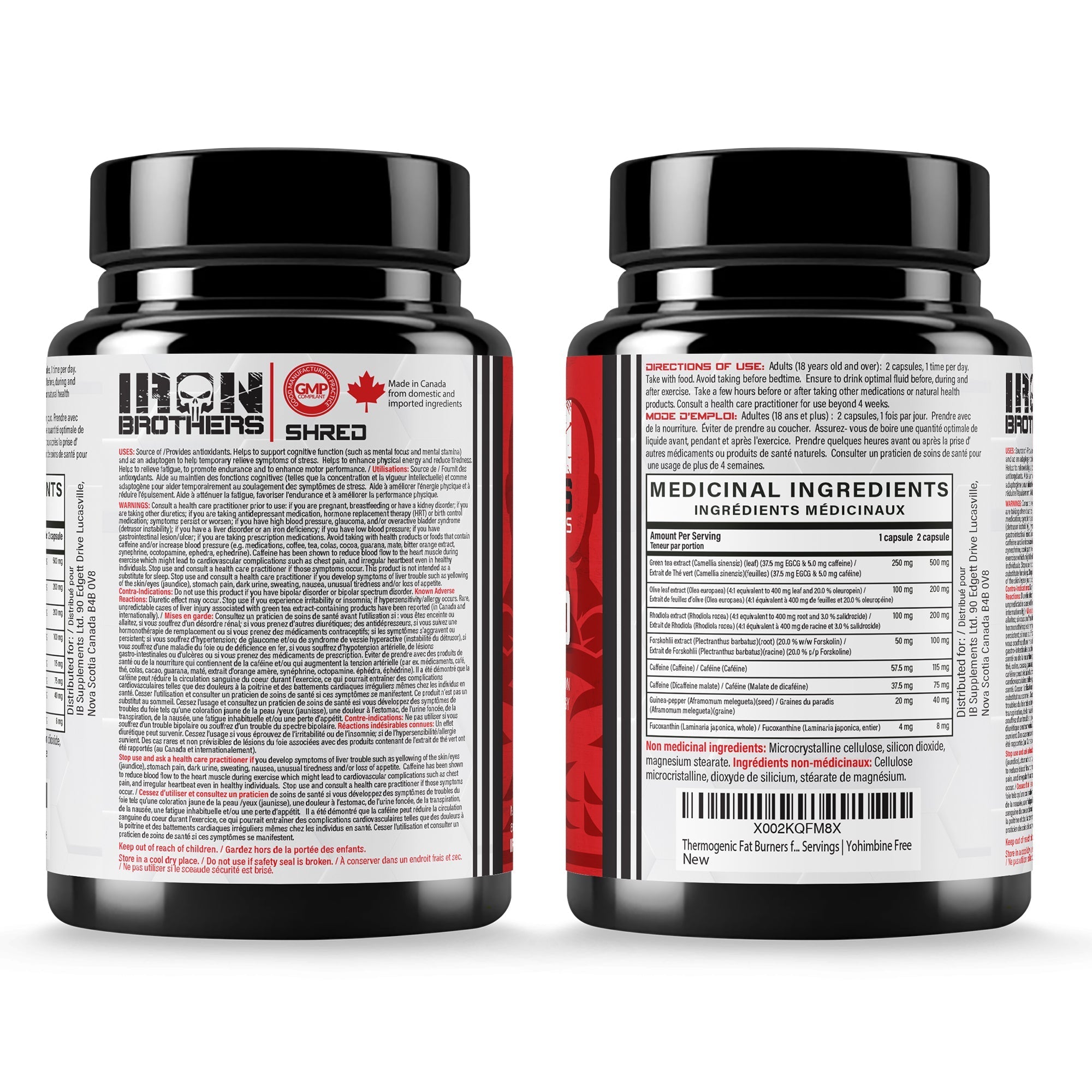 Shred Iron Brothers Supplements | Canada